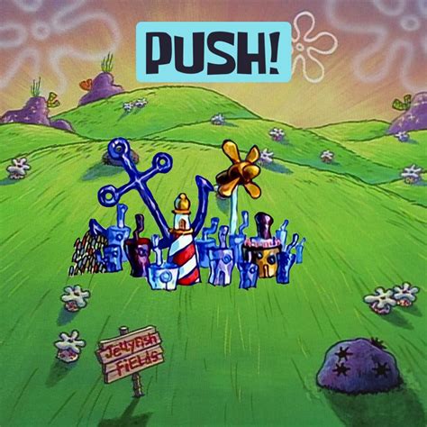 spongebob push|push bikini bottom.